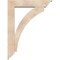 Ekena Millwork Thorton Traditional Smooth Bracket w/ Offset Brace, Douglas Fir, 7 1/2"W x 36"D x 48"H BKT0806X36X48THR01SDF - alternate 2